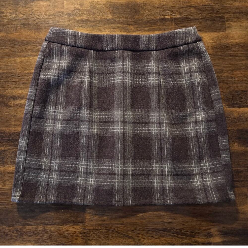 Commense Women's XS Skort Plaid Mini Skirt With Shorts Plaid Preppy Schoolgirl